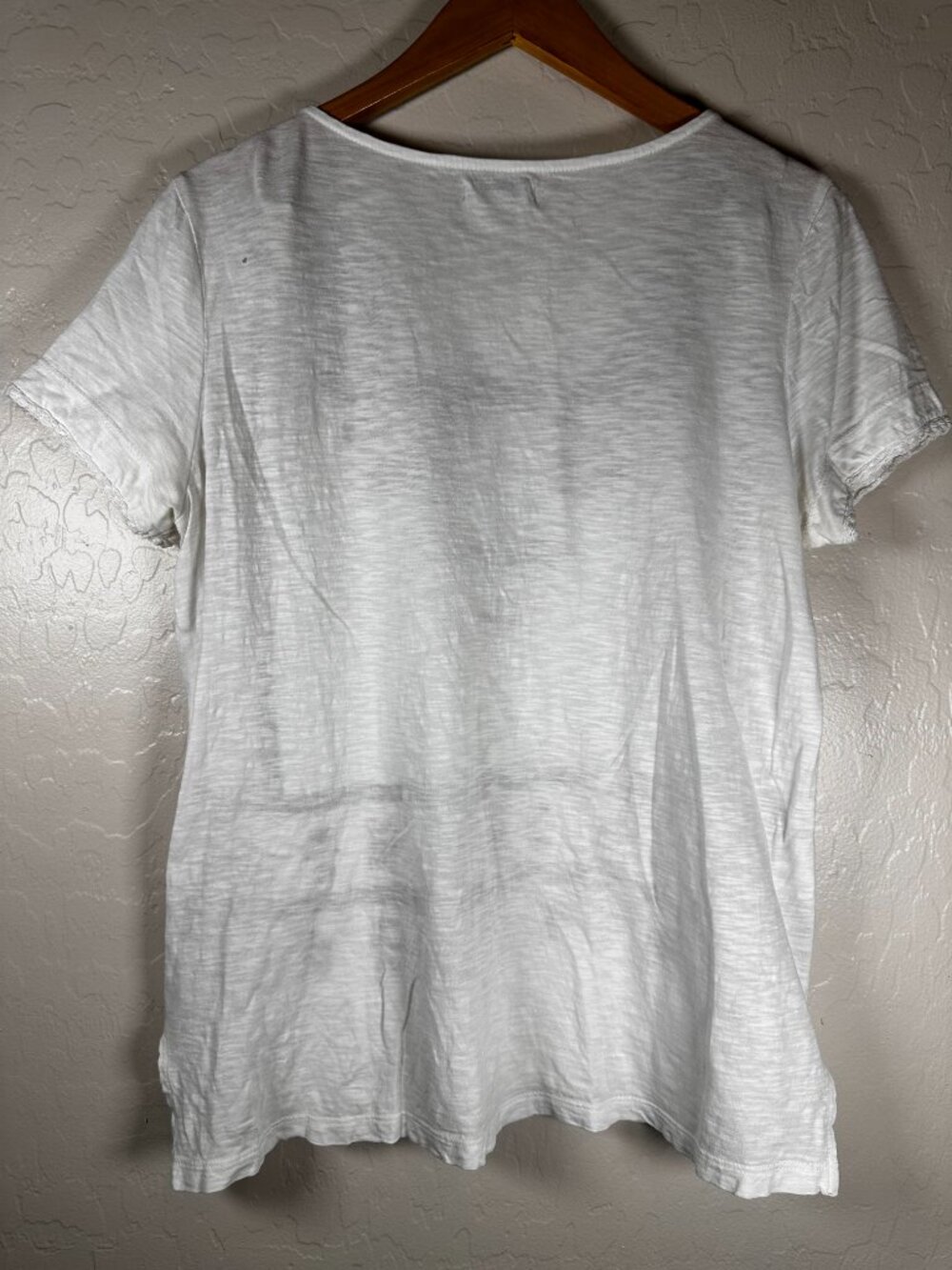 Lucky Brand White Red Black Embroidered Boho Top Small – Small Hole - Picture 4 of 11
